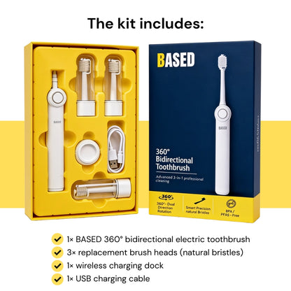 3-in-1 BASED Toothbrush Oral Kit